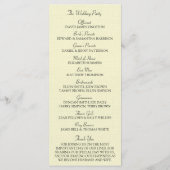 レッドウォーターカラーポピー結婚ズフローラコレクション プログラム (裏面)