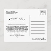 レッドウォーターカラーポピー結婚ズフローラコレクション ポストカード (裏面)