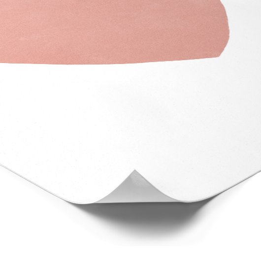 レッドウォーターハート子供部屋デコールポスター ポスター (角)