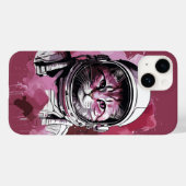 レッドウォーター宇宙飛行士の猫 Case-Mate iPhoneケース (裏面 (横))