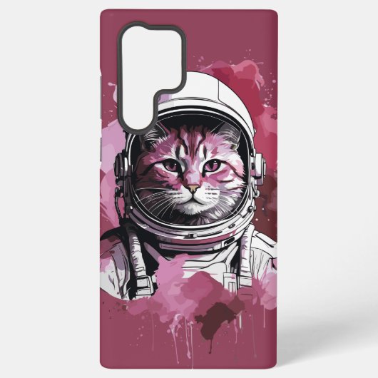 レッドウォーター宇宙飛行士の猫 SAMSUNG GALAXYケース (裏面)