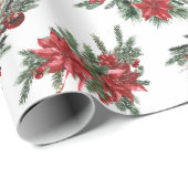 レッドウォーター絵を描カラークリスマス ラッピングペーパー (ロールコーナー)