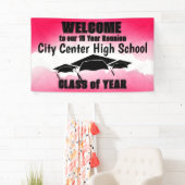 レッドウォーター縁どクラス懇親会へようこそ 横断幕 (インサイチュ)