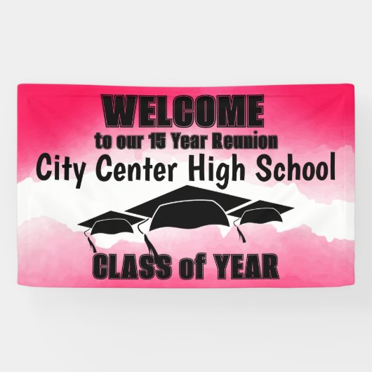 レッドウォーター縁どクラス懇親会へようこそ 横断幕 (横)