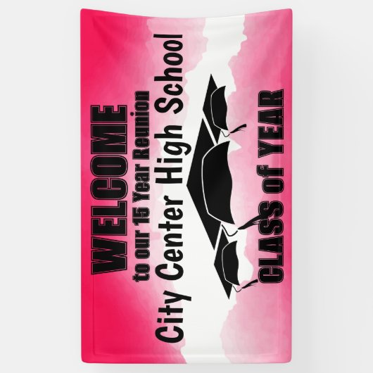 レッドウォーター縁どクラス懇親会へようこそ 横断幕 (縦)