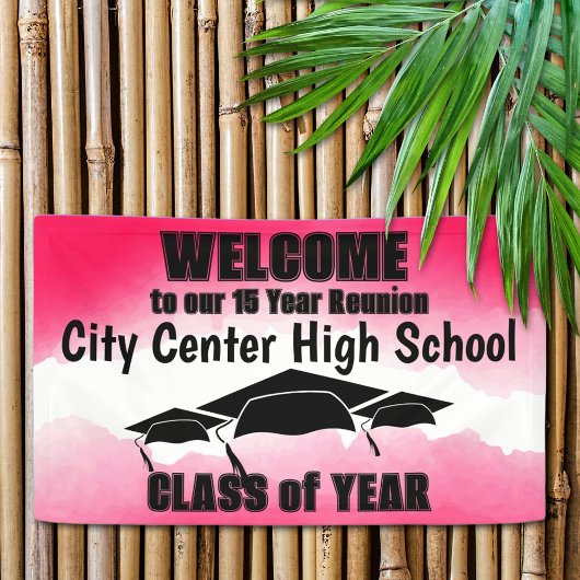 レッドウォーター縁どクラス懇親会へようこそ 横断幕