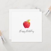 レッドウォーター色のアップルカード カード (正面/裏面インサイチュ)