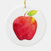 レッドウォーター色アップル セラミックオーナメント (裏面)