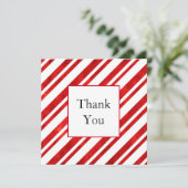 レッドウォーター色キャンディーケーンストライプズ サンキューカード (スタンド正面)