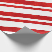 レッドウォーター色キャンディーケーンストライプズ ラッピングペーパー (角)