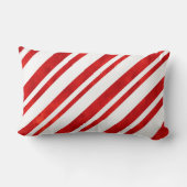 レッドウォーター色キャンディーケーンストライプズ ランバークッション (裏面)