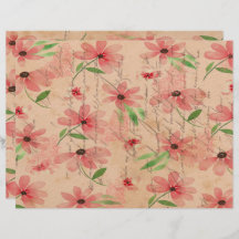 レッドウォーター色デイジーフィールドヴィンテージ