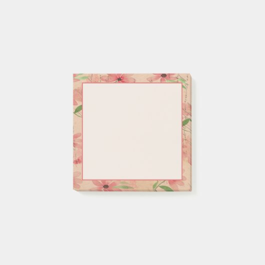 レッドウォーター色デイジーフィールドヴィンテージ ポストイット (正面)