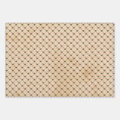 レッドウォーター色デイジーフィールドヴィンテージ ラッピングペーパーシート (正面3)