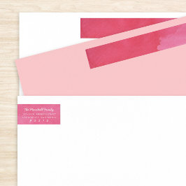 レッドウォーター色フェスティバルクリスマス ラップアラウンドラベル