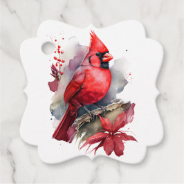 レッドウォーター色（鳥）ショウジョウコウカンチョウ フェイバータグ