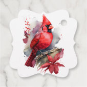 レッドウォーター色（鳥）ショウジョウコウカンチョウ フェイバータグ (裏面)