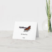 レッドウッズの赤いクリントニアの花 カード (裏面)