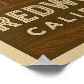 レッドウッズ国立公園カリフォルニアポスター ポスター (角)