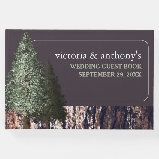 レッドウッズ&バーク素朴結婚ス ゲストブック (正面)