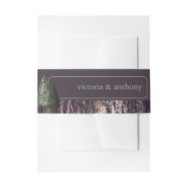 レッドウッズ&バーク素朴結婚ス 招待状ベリーバンド