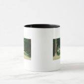 レッドウッドのキャンプの景色 マグカップ (中央)