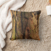 レッドウッドのバークフォトテクスチャ クッション (ブランケット)