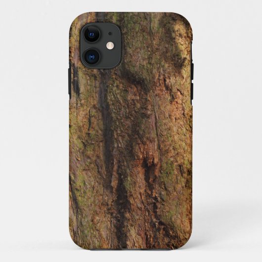 レッドウッドのバークフォトテクスチャ Case-Mate iPhoneケース (裏面)