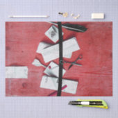 レッドウッドのレターホルダー 薄葉紙 (クラフト)