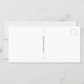 レッドウッドの木の高い葉書 (裏面)