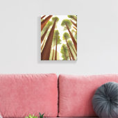 レッドウッドの木 | レッドウッド国立公園水彩画 キャンバスプリント (インサイチュ (リビング))