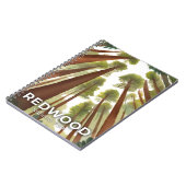 レッドウッドの木 | 国立公園 水彩 旅行 ノートブック (左側)