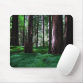 レッドウッドの緑のカーペット マウスパッド (マウス)