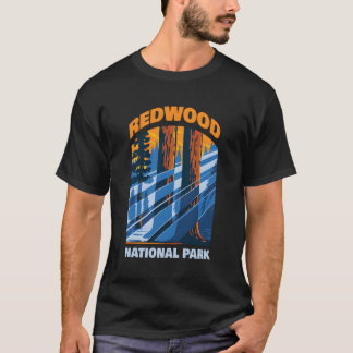 レッドウッドアメリカ国立公園カリフォルニア Tシャツ