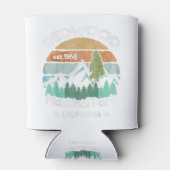 レッドウッドカリフォルニア米国国立公園キャンピングハイキング 缶クーラー (裏面)