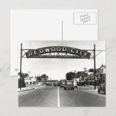 レッドウッドシティ150周年記念 ポストカード (正面/裏面)