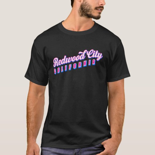 レッドウッドシティCA Tシャツ (正面)