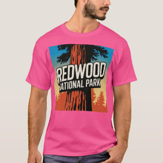 レッドウッドナショナルパークイラストレーションTシャツ Tシャツ