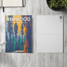 レッドウッドナショナルパークカリフォルニアヴィンテージ