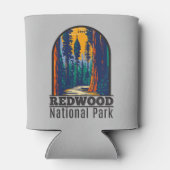レッドウッドナショナルパークカリフォルニアヴィンテージ 缶クーラー (裏面)