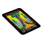 レッドウッドナショナルパークシャンデリア動揺してツリー マグネット (右側)