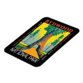 レッドウッドナショナルパークシャンデリア動揺してツリー マグネット (左側)