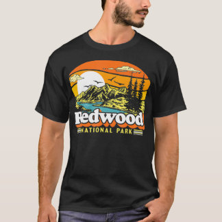 レッドウッドナショナルパークヴィンテージ80sレトロカリフォルニア tシャツ