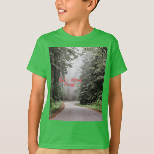 レッドウッドフォレストキッズライトグリーンショートスリーブ Tシャツ