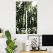 レッドウッドポスターナショナルパークプリント ポスター (ホームオフィス)