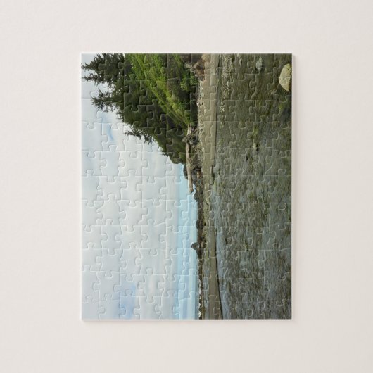 レッドウッド公園から北カリフォルニアの海岸線 ジグソーパズル (縦)