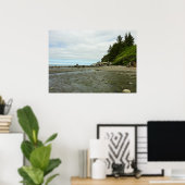 レッドウッド公園から北カリフォルニアの海岸線 ポスター (ホームオフィス)