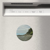 レッドウッド公園から北カリフォルニアの海岸線 マグネット (インサイチュ (食洗機))