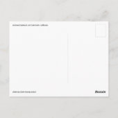 レッドウッド国立公園と州パーク，カリフォルニア ポストカード (裏面)