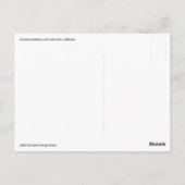 レッドウッド国立公園と州パーク，カリフォルニア ポストカード (裏面)